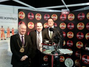 John with The Lord Provost of Aberdeen and The Mayor Of Halifax, Nova Scotia 